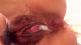 Misaki sucks two then begs for creampie!