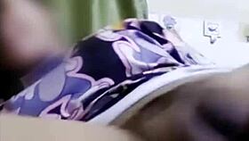 Asian beauty cums twice on video call sex with aisagirl pov handjob