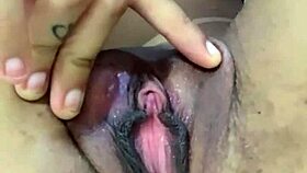 Woke up drenched in lust riding favorite vibrator deeply