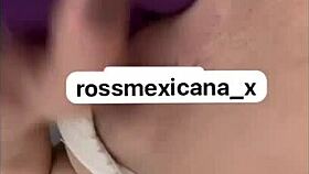 rossmexicana slides that dildo deep inside loving every thrust like a hot latina firecracker