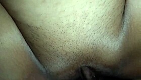 amateur couple dives into raw passionate creampie sex