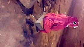 Hot mature in Halloween costume gets wildly fucked by eager guy