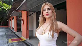 Three big cocks DAP my Brazilian ass then piss gape!