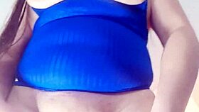 Slutty wife masturbates for husband's watching friends