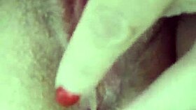 Fingers Thrust Boldly Into Swollen Clit And Dripping Vagina