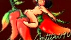 latina wife bent over doggystyle loves sucking two cocks so good