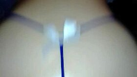 bent over in lingerie and stockings begging for doggystyle?