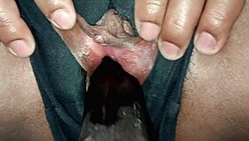 shaved pussy stuffed with fruit until she squirts multiple times!