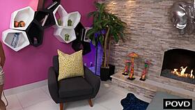 Mickey Violet Takes Best Friend's Creampie Deep In Tight Wet Pussy Hole