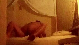 in the hotel muscular guy rips latina milf clothes licks dripping wet pussy