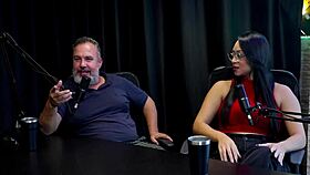 binho ted stuffs cock deep in lesbian mouth play on sheer red