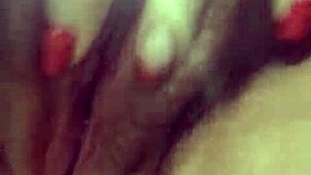 Fingers Thrust Boldly Into Swollen Clit And Dripping Vagina