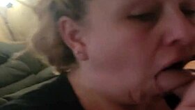 Best sloppy milf blowjob with handjob, who's jealous? 😍💦