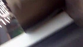 damn that ebony ass folds perfectly in hidden shop cam!