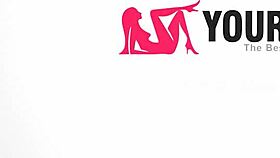 office blonde fuck doll craves big cock pounding with toys 💋