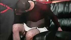 he pounds crossdresser's ass then shoves it straight to mouth in homemade collection