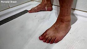 hey brazilian pornstar jerking monster cock till huge cum explosion