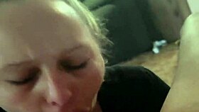 Best sloppy milf blowjob with handjob, who's jealous? 😍💦