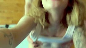 gorgeous homemade babe zxlecya takes cum deep in pov closeup