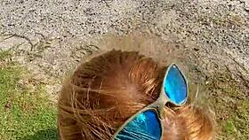 saw hot blonde on beach paid 10 for her blowjob 😏