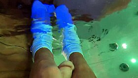 blonde tattooed claudia mac teases intimately with thomas j at home