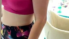 omg caught jerking off together then fucked wild russian amateur 😈💦 doggystyle moans riding cum