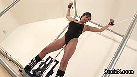 cheating british mature gill ellis spreads and fingers her massive melons