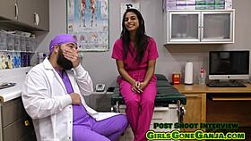 misty addams shares smoker stories backstage with natural tits out