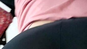 oscar's boss lady mary gives sloppy blowjobs while i film her juicy ass