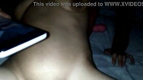 Big Ass Brunette Gets Raided by Boy in Naughty Woman Outfit!