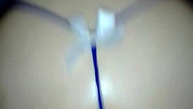 bent over in lingerie and stockings begging for doggystyle?