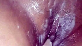 Colombian bride showers with dildo in homemade toy play