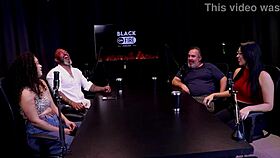 binho ted stuffs cock deep in lesbian mouth play on sheer red