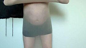 carmen nylonjunge slips into nylon full body super intriguing stuff