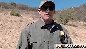 hey blonde cop, suck that cock on the hood then take the facial load