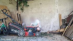 i couldn't resist cheating with the hot gardener right in the backyard while hubby's away