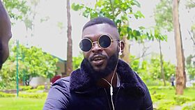 Torride central African ebony anal creampie in hardcore outdoor fuck