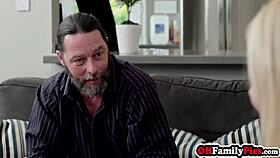 Cute big ass teen shares boyfriend's cock with horny milf in hardcore foursome