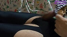 Garter Swimsuit Crotch Masturbation to Gushing Climax