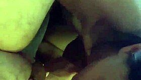 WIFE DEEPTHROATS SHAVED MONSTER COCK TILL CUM FLOWS