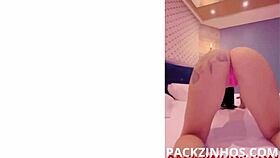 funkeira shakes her ass wildly on thick cock rebolando gostoso