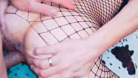 wow she lifts her chest spreads those legs trembling in lingerie tension!