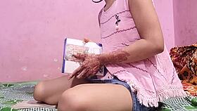 kavita slips into maid roleplay dirty talking her way through wet pussy riding on the ranch