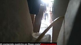 Tempted Delivery Boy Fucks Me While Cuckold Watches Hidden