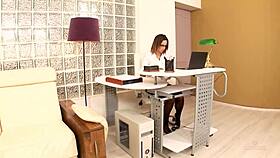 Jada Stevens' Big Ass Secretary Assfucked Abroad