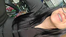 This colombian slut neighbor begs for cock like crazy