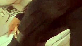 caught busty nurse cheating humping laundry moaning loud