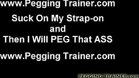 she wields her massive black strapon ready to dominate without mercy