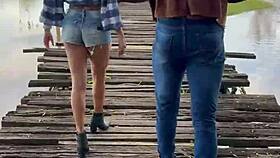 massive bbc seduces curvy hotwife boss craving farm creampie thrill