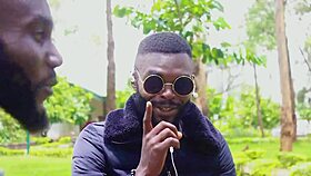 Torride central African ebony anal creampie in hardcore outdoor fuck